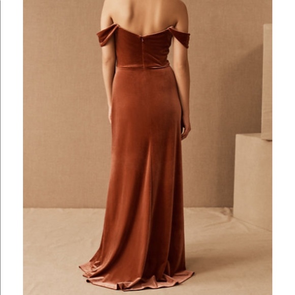 BHLDN Jenny Yoo Issa Velvet bridesmaid Dress - Picture 2 of 15